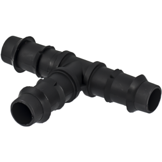 Тройник оребрен за многосезонен капков маркуч