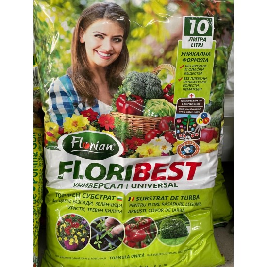 Универсален Торфен субстрат Flori 10л.