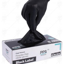 РЪКАВИЦИ НИТРИЛ ЧЕРНИ БЕЗ ПУДРА