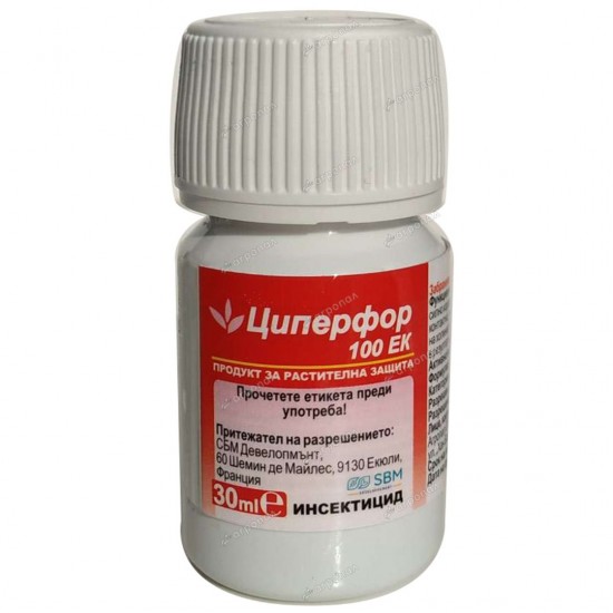 Циперфор 100 ЕК 30мл - Инсектицид с контактно и стомашно действие