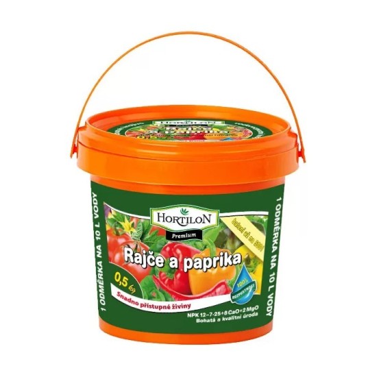 Водоразтворим Тор за домати и пипер (NPK 12 – 7 – 24 + 7 CaO + 2 MgO) 0,500кг